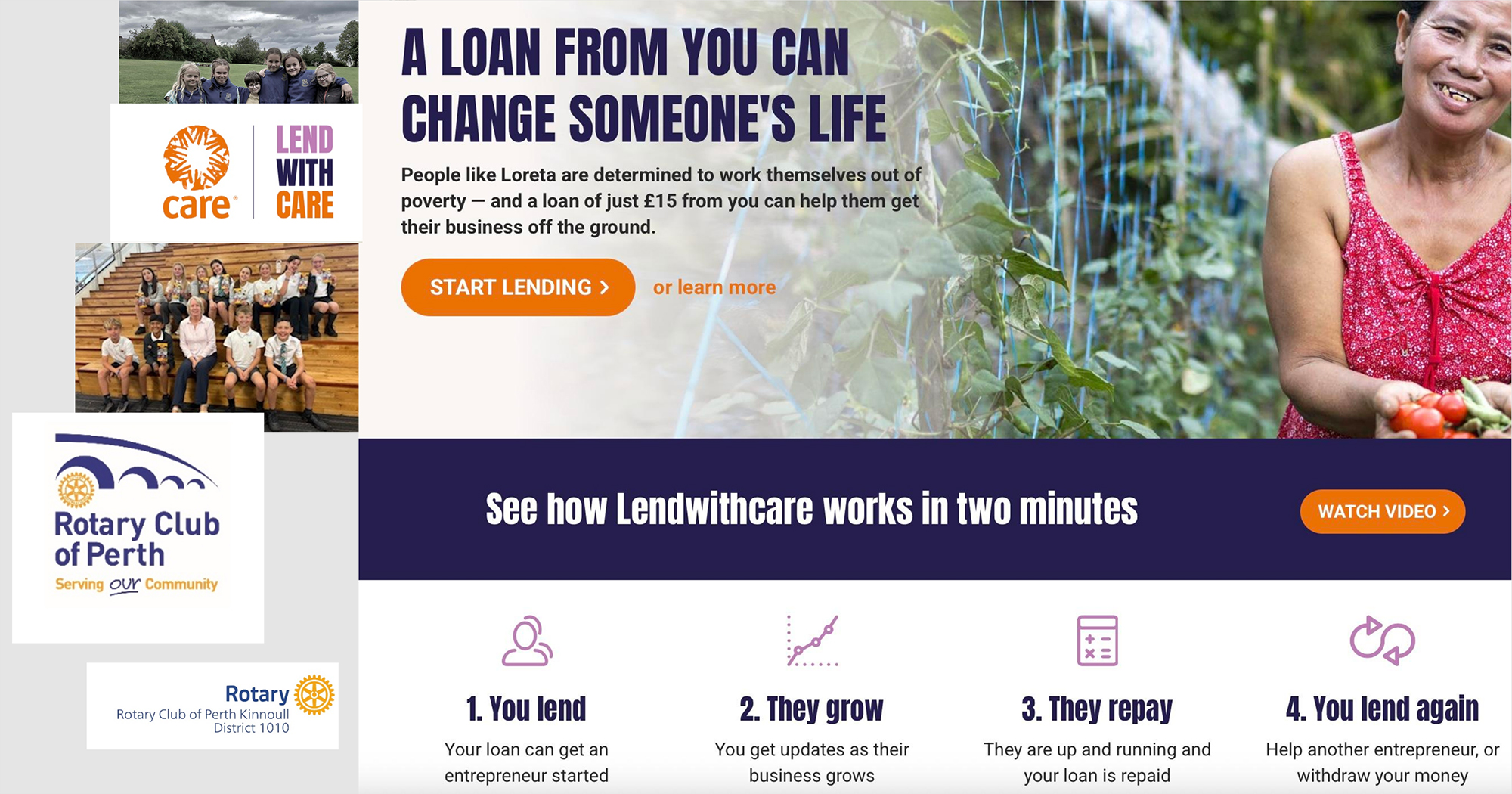 Perthshire pupils helping third world businesses