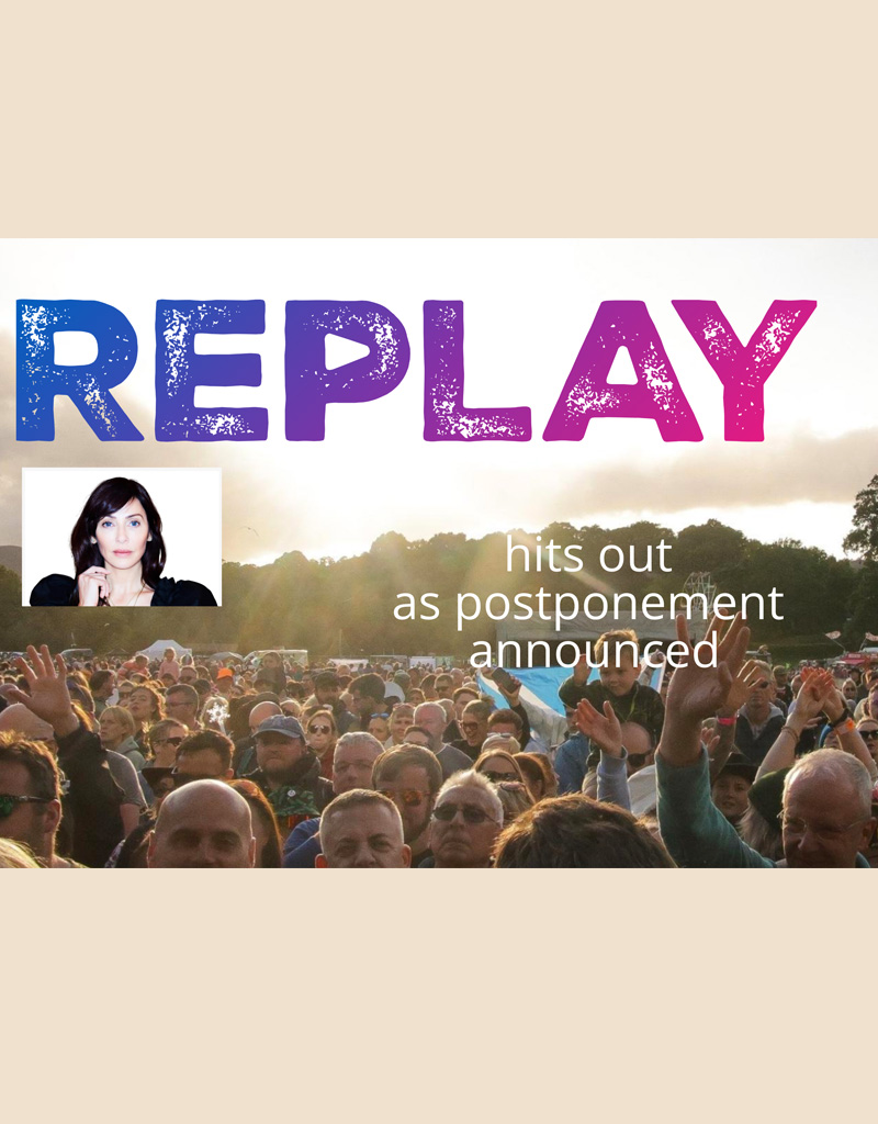 Replay takes pop at BBC as festival postponed until Spring